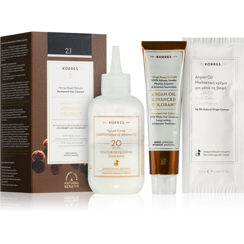 Korres Argan Oil permanentna barva za...