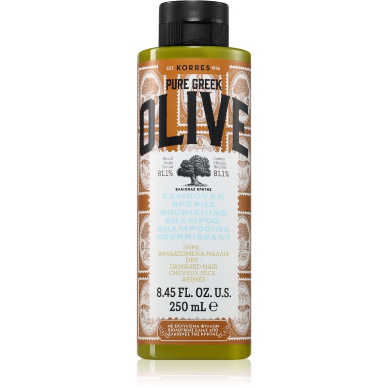 Korres Pure Greek Olive šampon za suhe...