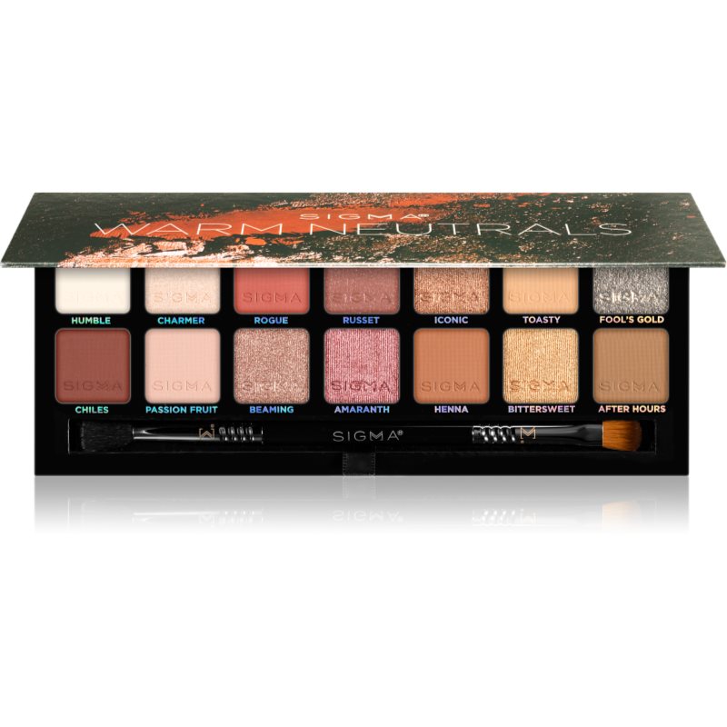 Sigma Beauty Warm Neutrals Eyeshadow...