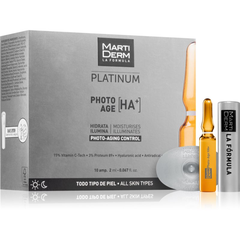 MartiDerm Platinum Photo Age HA+ serum...