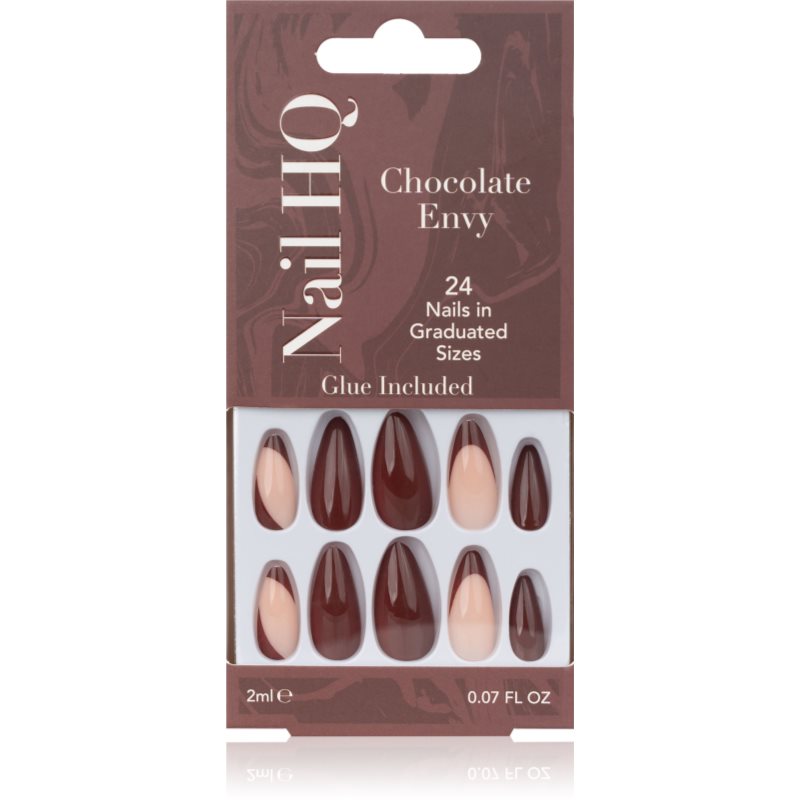Nail HQ Almond umetni nohti Chocolate...