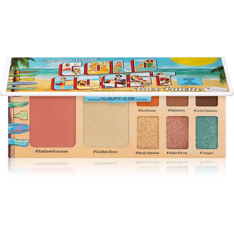 theBalm Voyage Gold Coast paleta za...