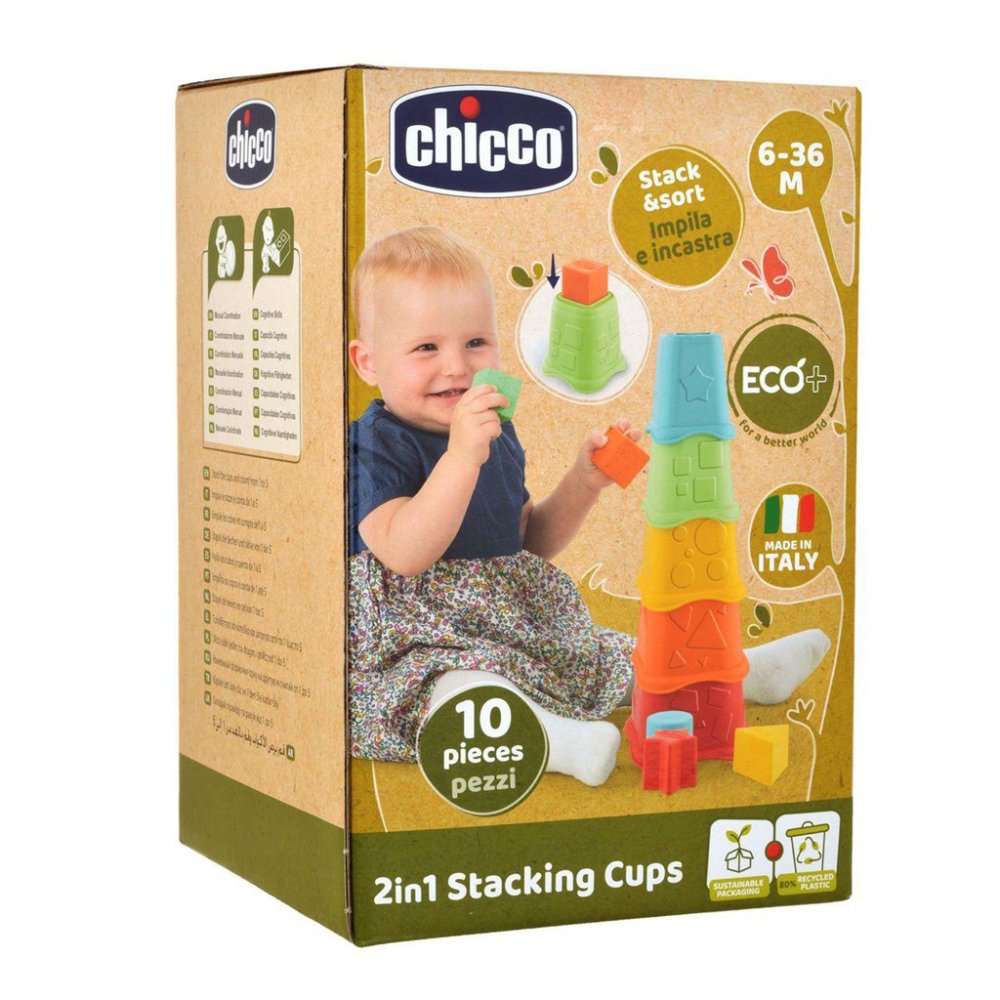 CHICCO skodelice barvne Eco+ 6m+, ki...
