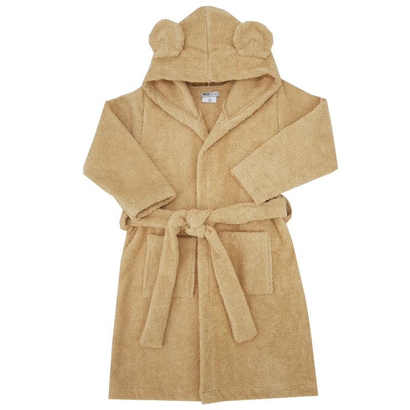 EKO Bombažni kopalni plašč s kapuco...