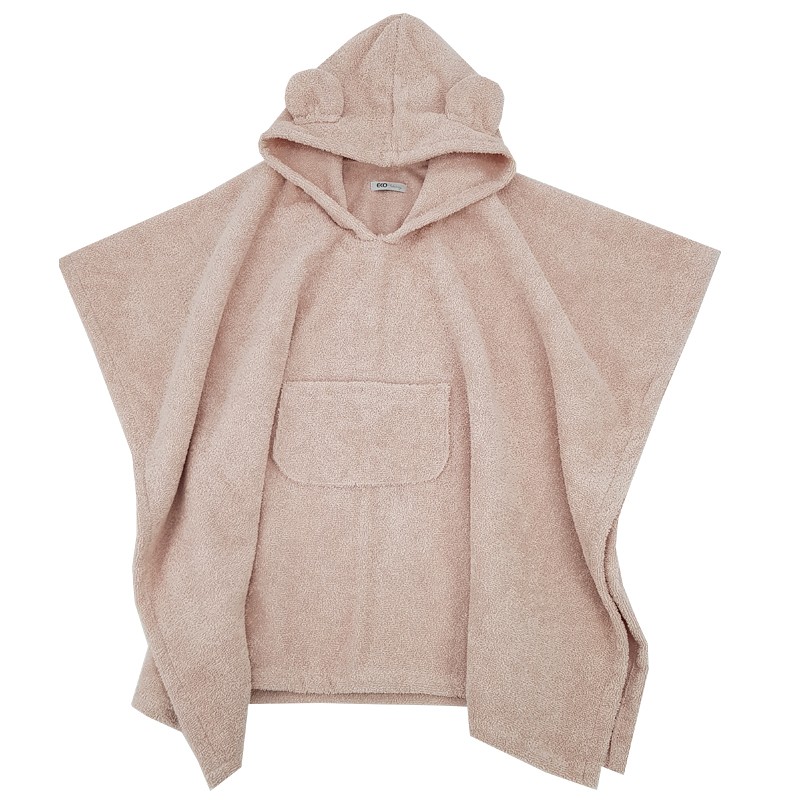 EKO bombažno pončo s kapuco in...