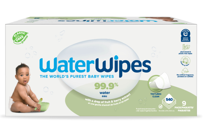 9X WATERWIPES Vlažilni robčki...