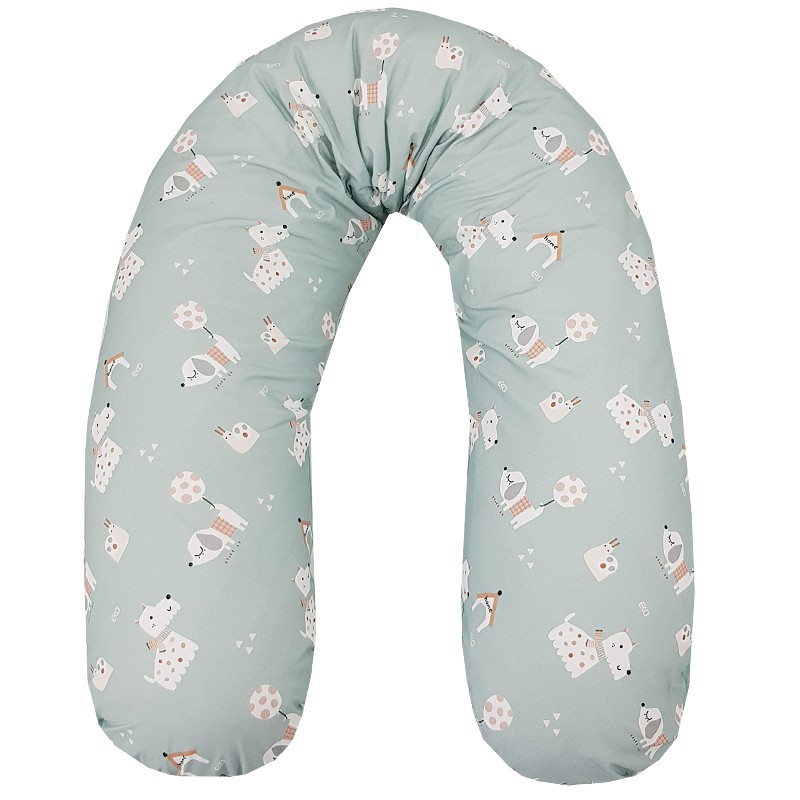 EKO Blazina za dojenje Dogs Mint 180 cm