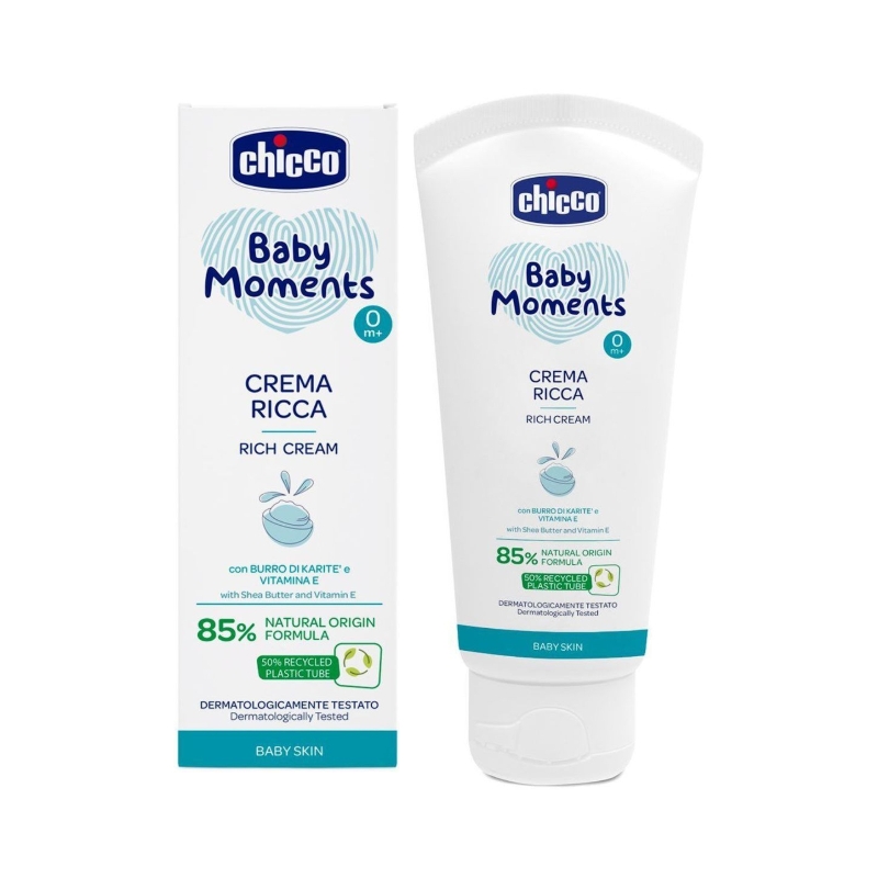 CHICCO Hranilna krema Baby Moments 85%...