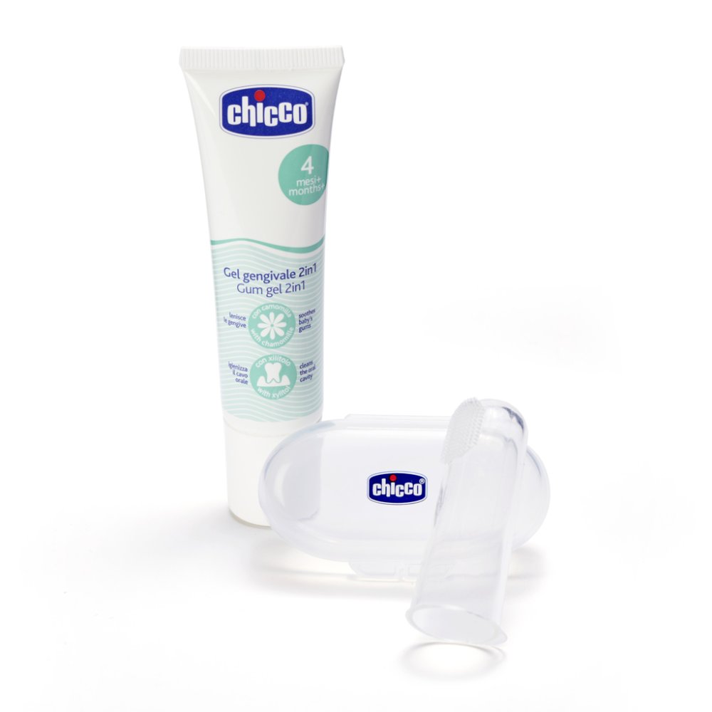 CHICCO Set zobni pomirjevalni gel in...