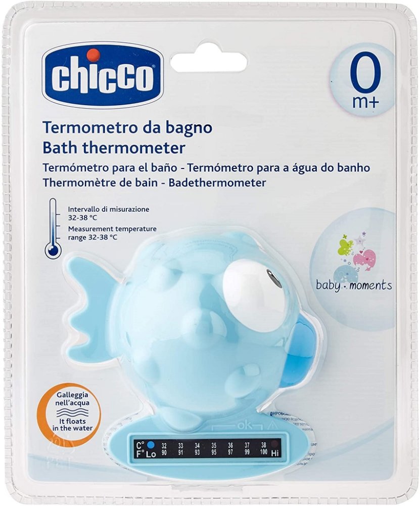 CHICCO Termometer Fish svetlo modra