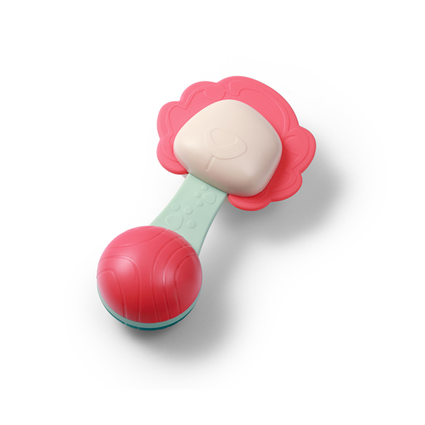 BABYONO Rožljanje z grizalom 3m+ Lion