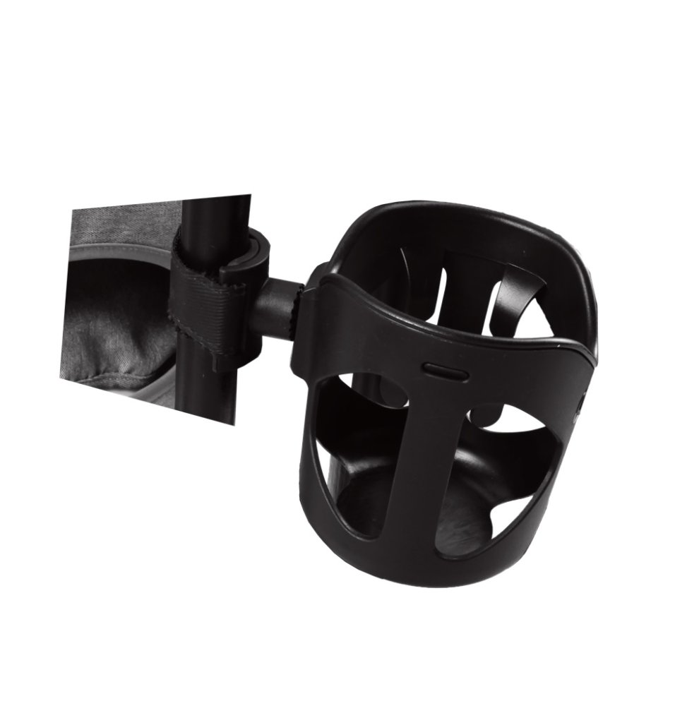 QPLAY Držalo za pijačo Black Black