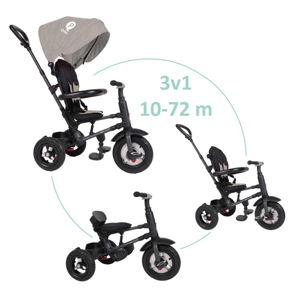 QPLAY Tricikel Rito air gel (Rubber)...