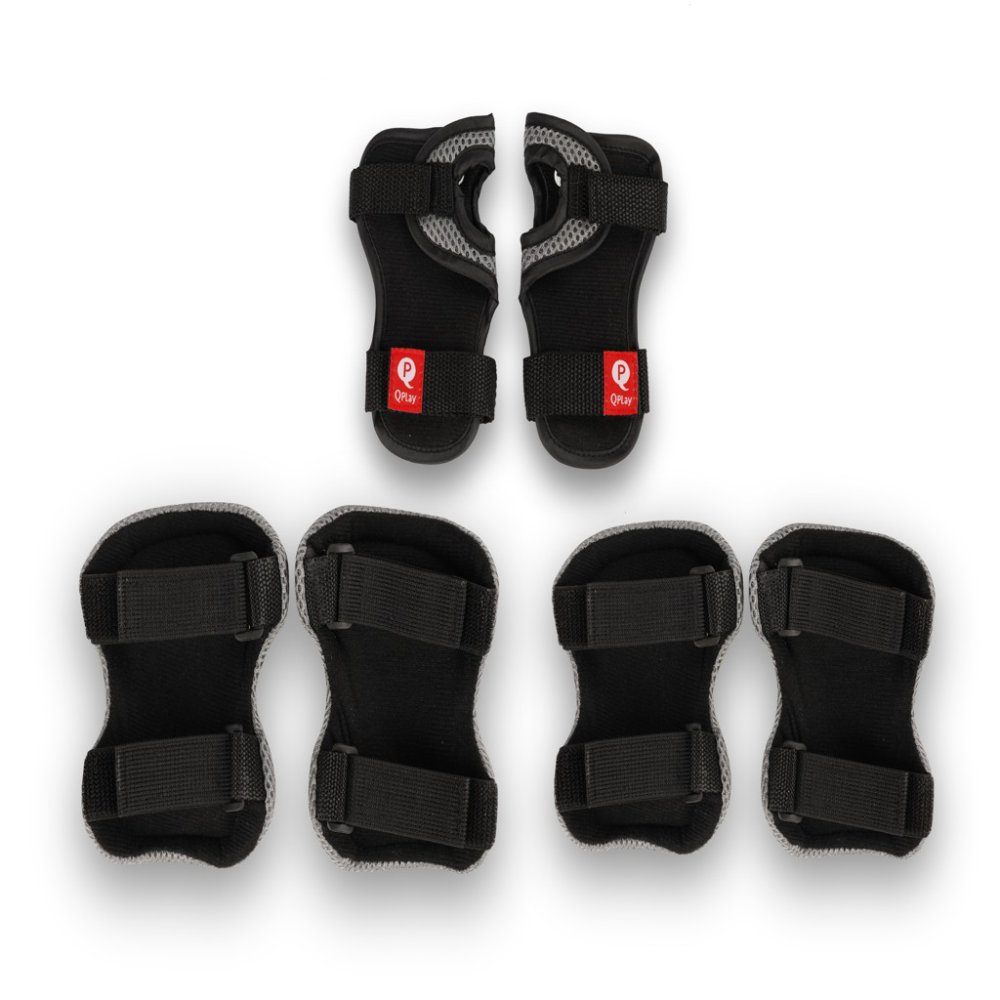 QPLAY Otroški ščitniki Black, vel....