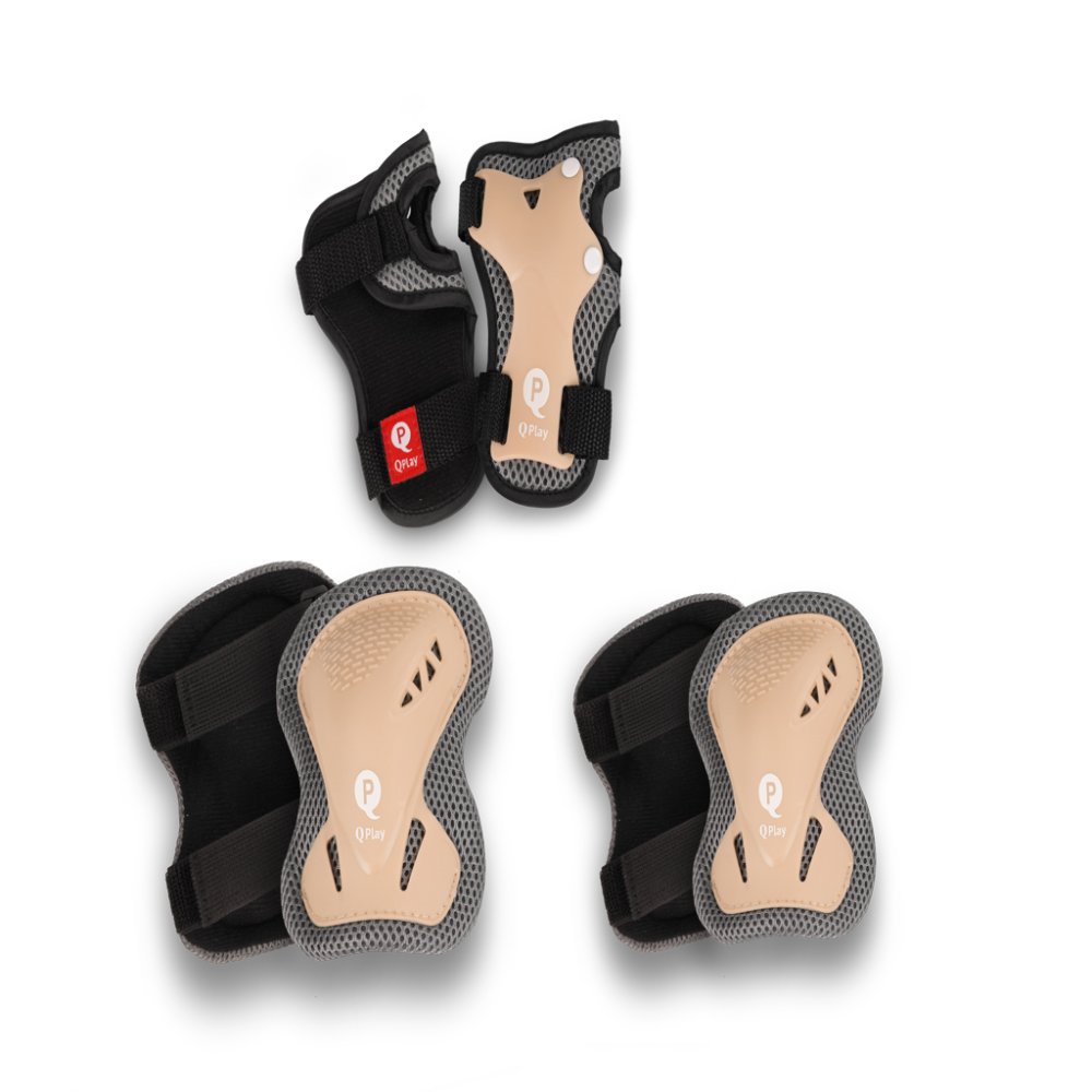 QPLAY Otroški ščitniki Khaki, vel....