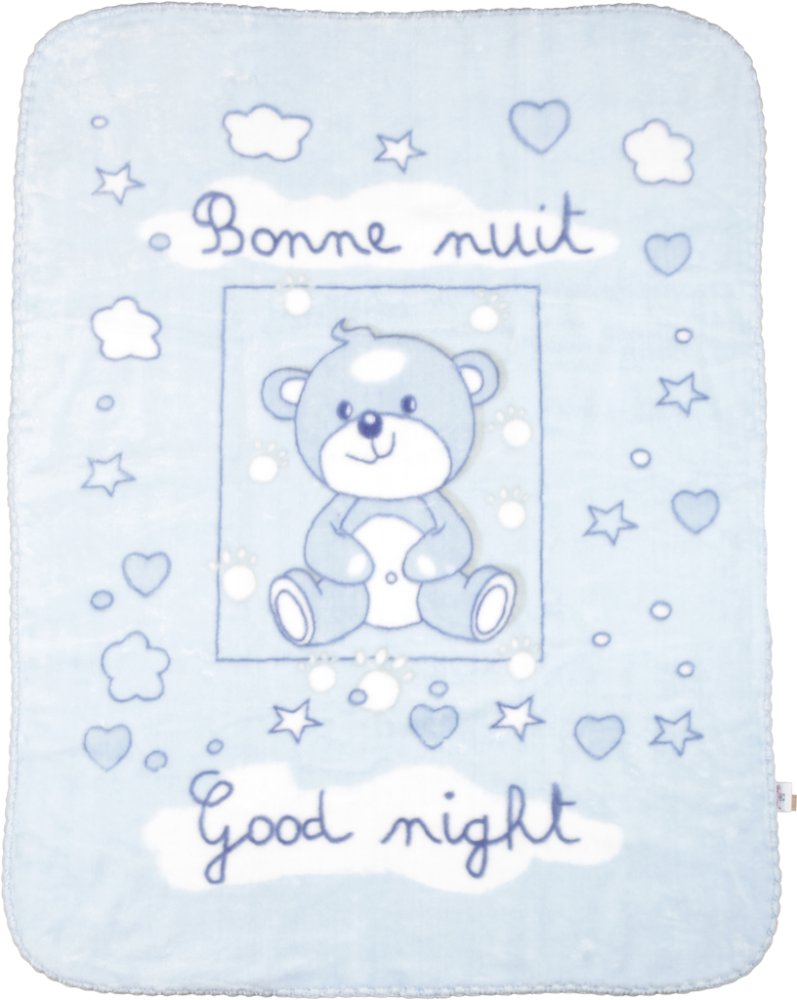 BABYMATEX Odeja Shell blue 80x100 cm