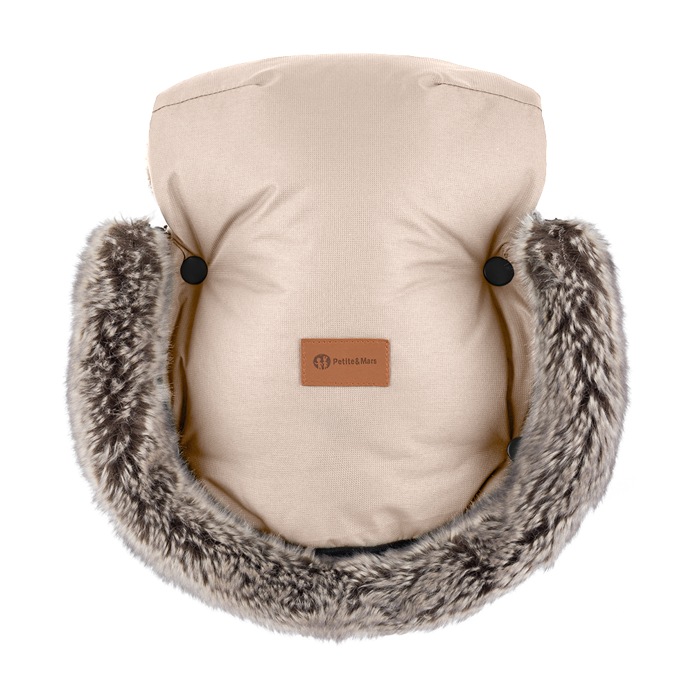 PETITE&MARS Muff / rokavice Furry Rose...