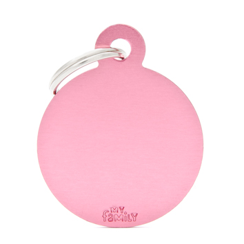 My family obesek - svetlo rožnat krog...