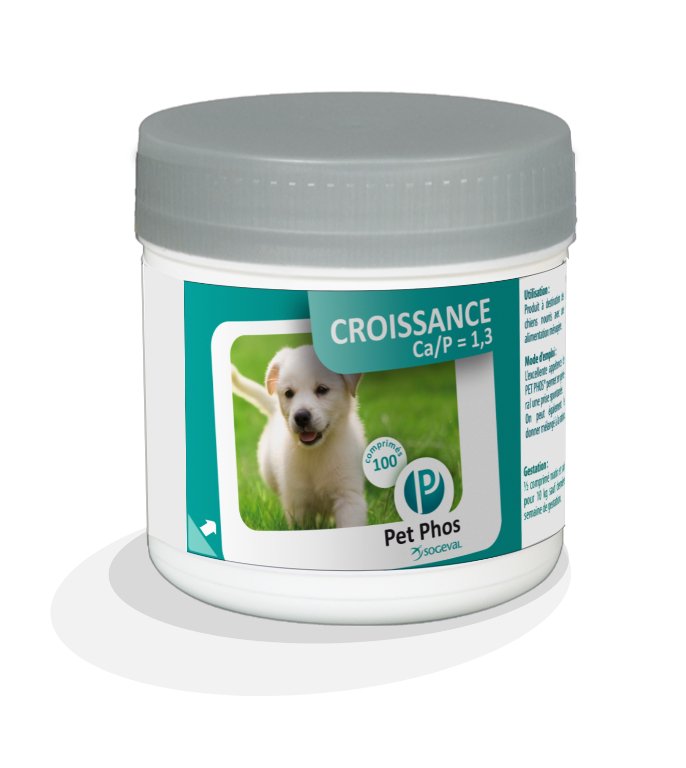 Pet Phos® Growth Ca/P=1,3 Dog tablete...