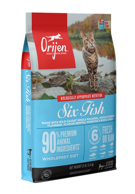 Orijen Six Fish - suha hrana za mačke...
