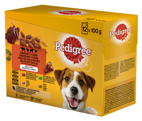 Pedigree mokra hrana v aluminijasti...