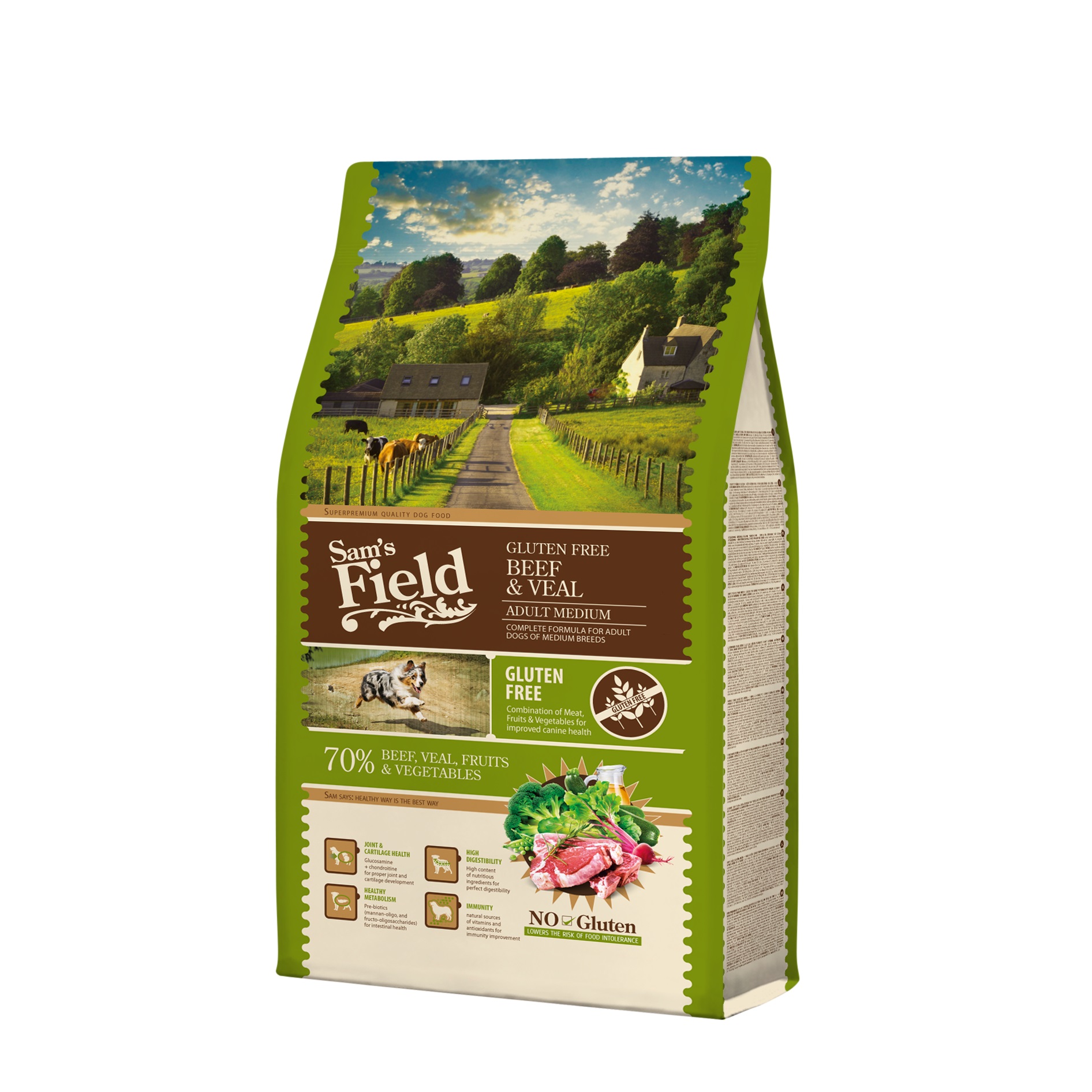 Sam's Field Adult Gluten Free Beef &...