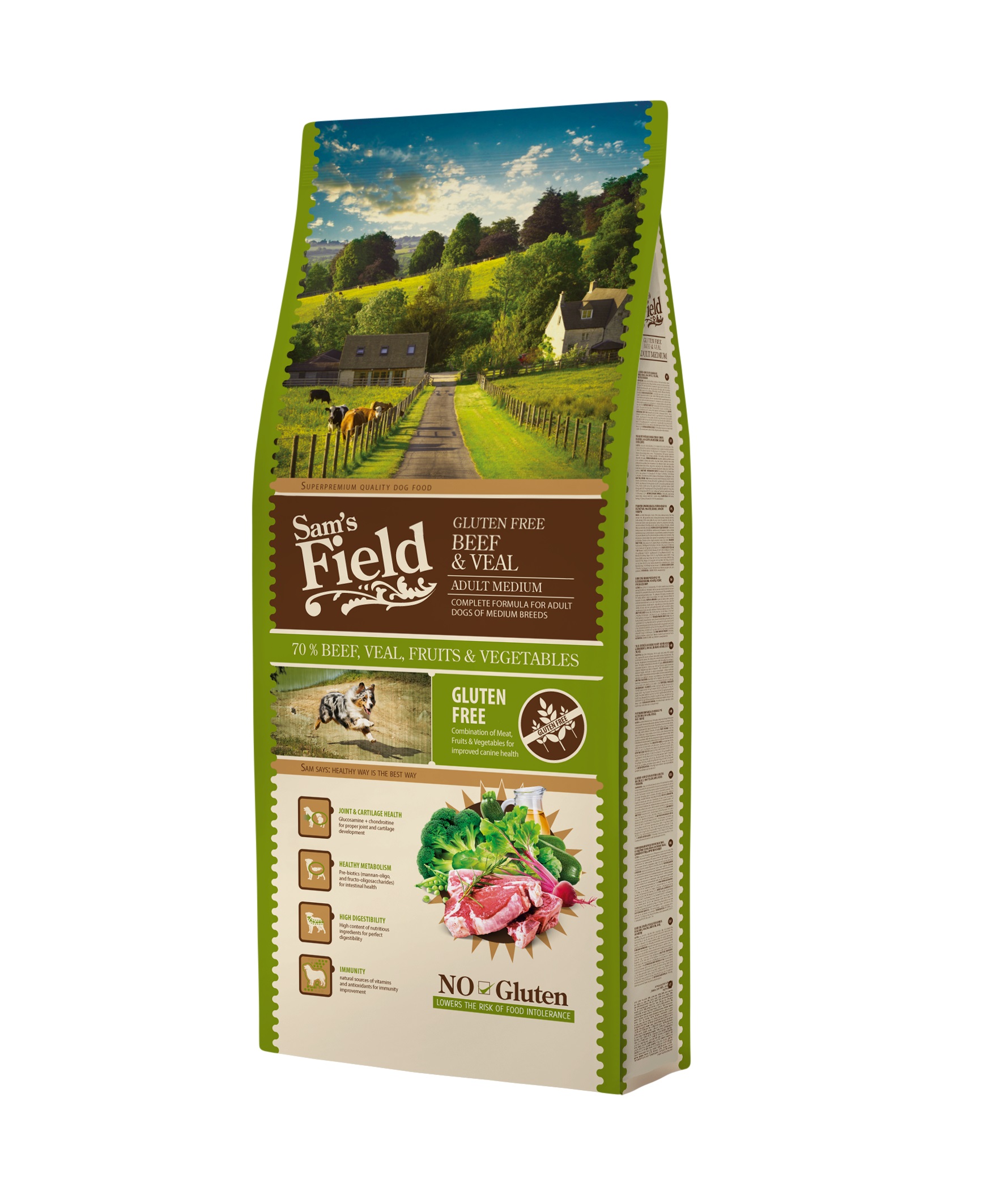 Sam's Field Adult Gluten Free Beef &...