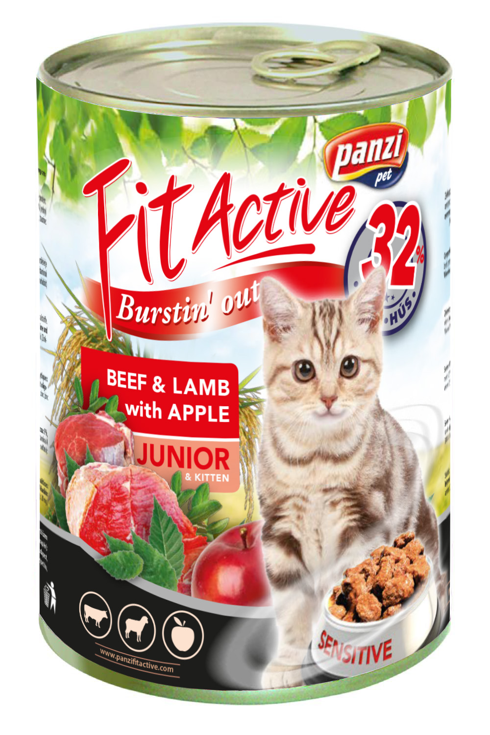 FitActive Junior Beef & Lamb mokra...