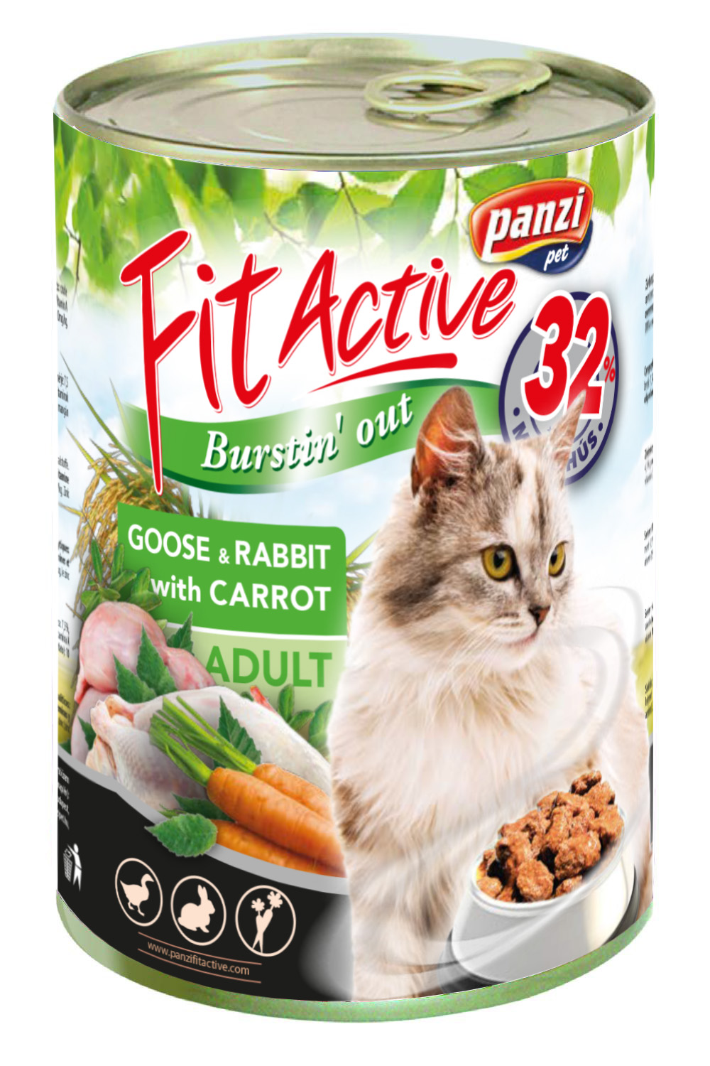FitActive Goose & Rabbit mokra hrana za...