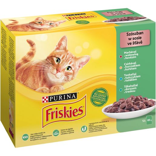 Friskies mokra mačja hrana z govedino,...