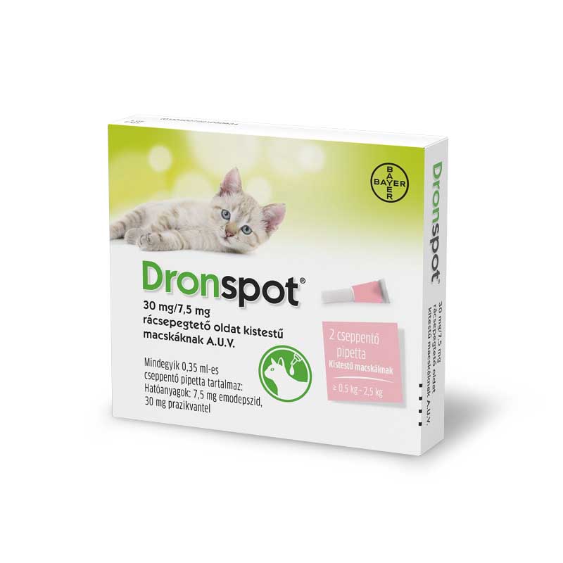 Dronspot raztopina za majhne mačke...