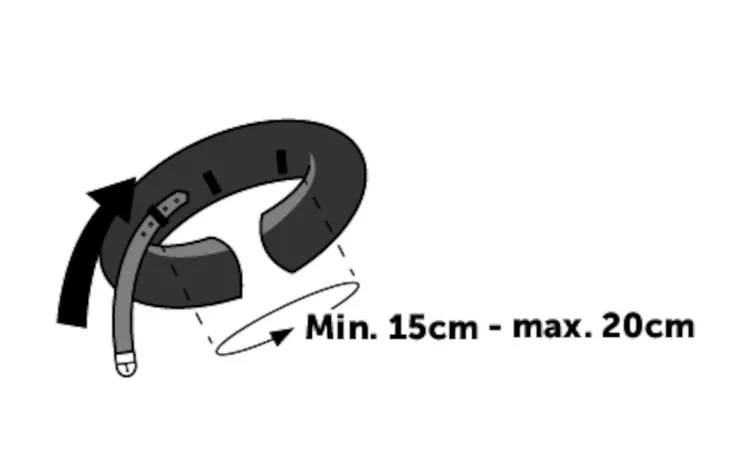 Flamingo ovratnik 15-20 cm