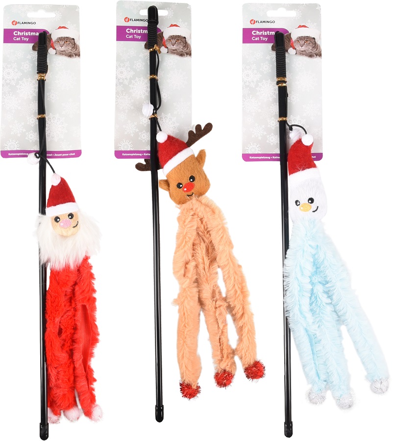 Flamingo božična mačja igrača -...