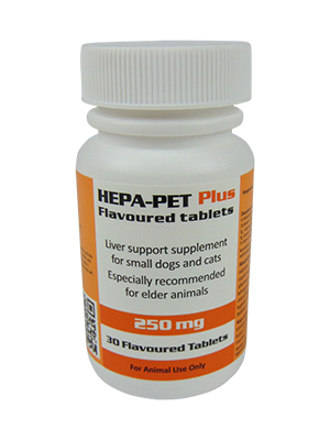 Hepa-Pet Plus 250 mg tableta 30 kosov