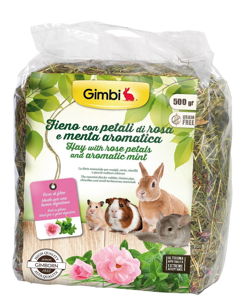 Gimbi seno z vrtnicami in meto 500 g