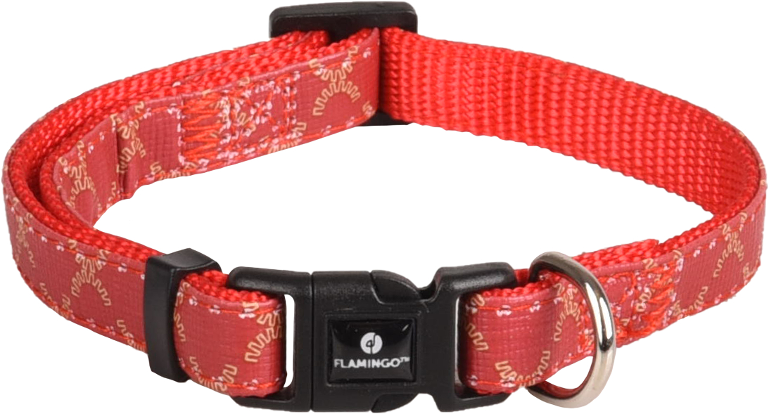 Flamingo Odin ovratnica - rdeča 30-45...