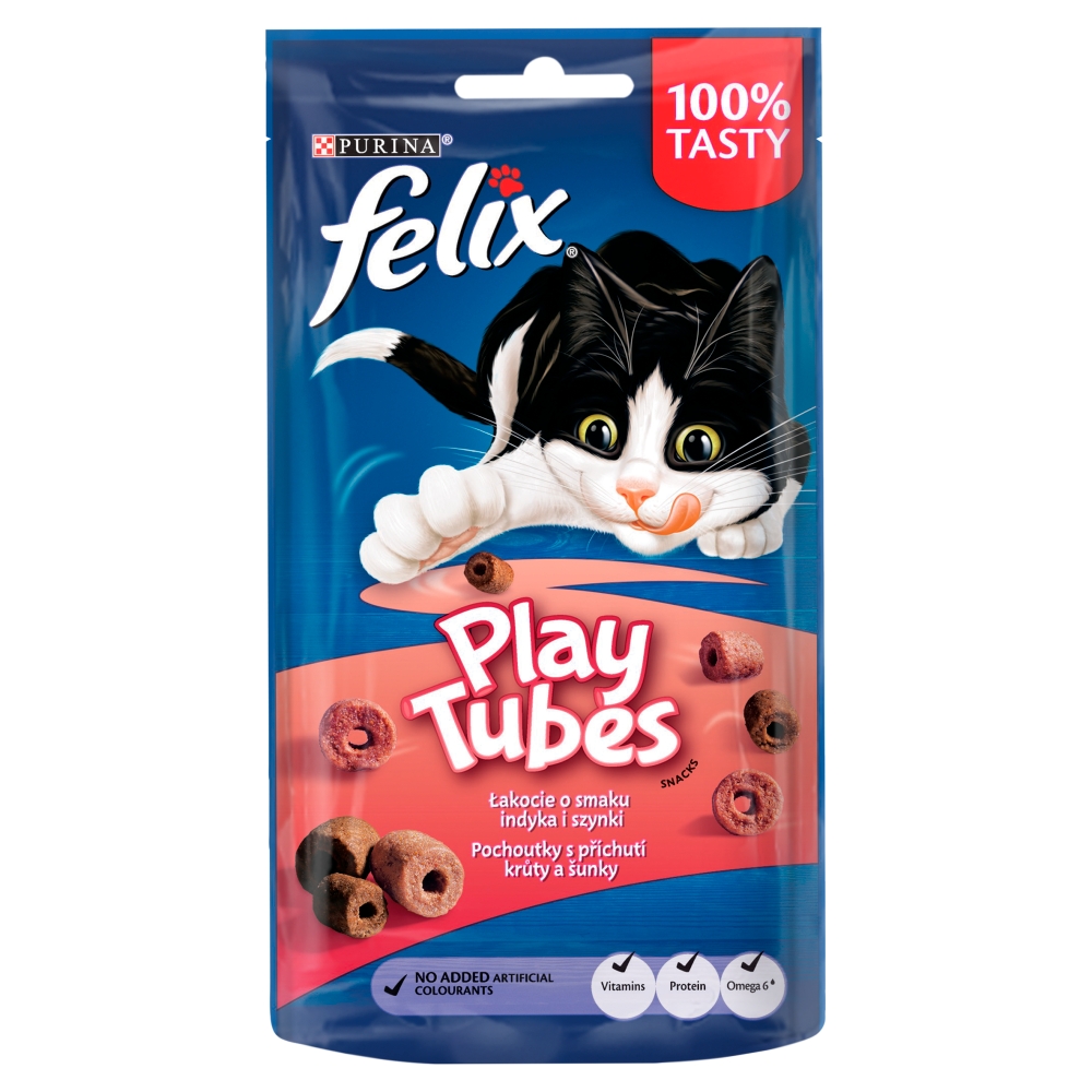 Felix Play Tubes prigrizki s puranom in...