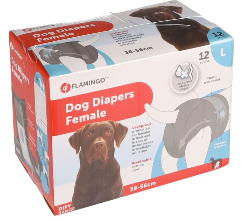Flamingo plenične hlačke za pse L -...