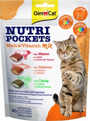 GimCat Nutri Pockets Maláta & Vitamin...