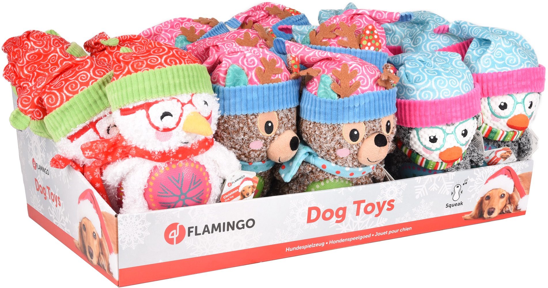 Flamingo Marvy božična plišasta...