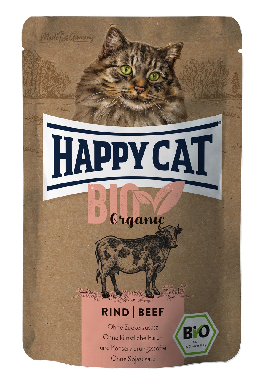 Happy Cat Bio Organic hrana v vrečkah...