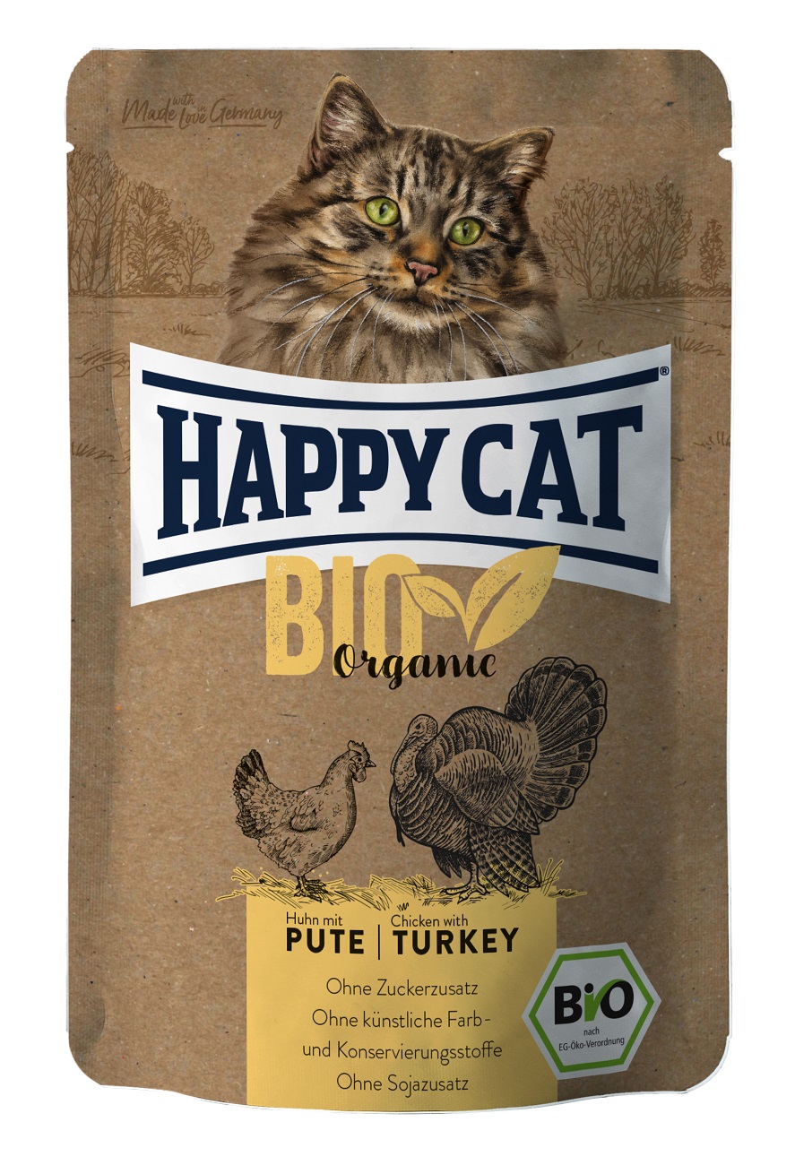 Happy Cat Bio Organic hrana v vrečkah...