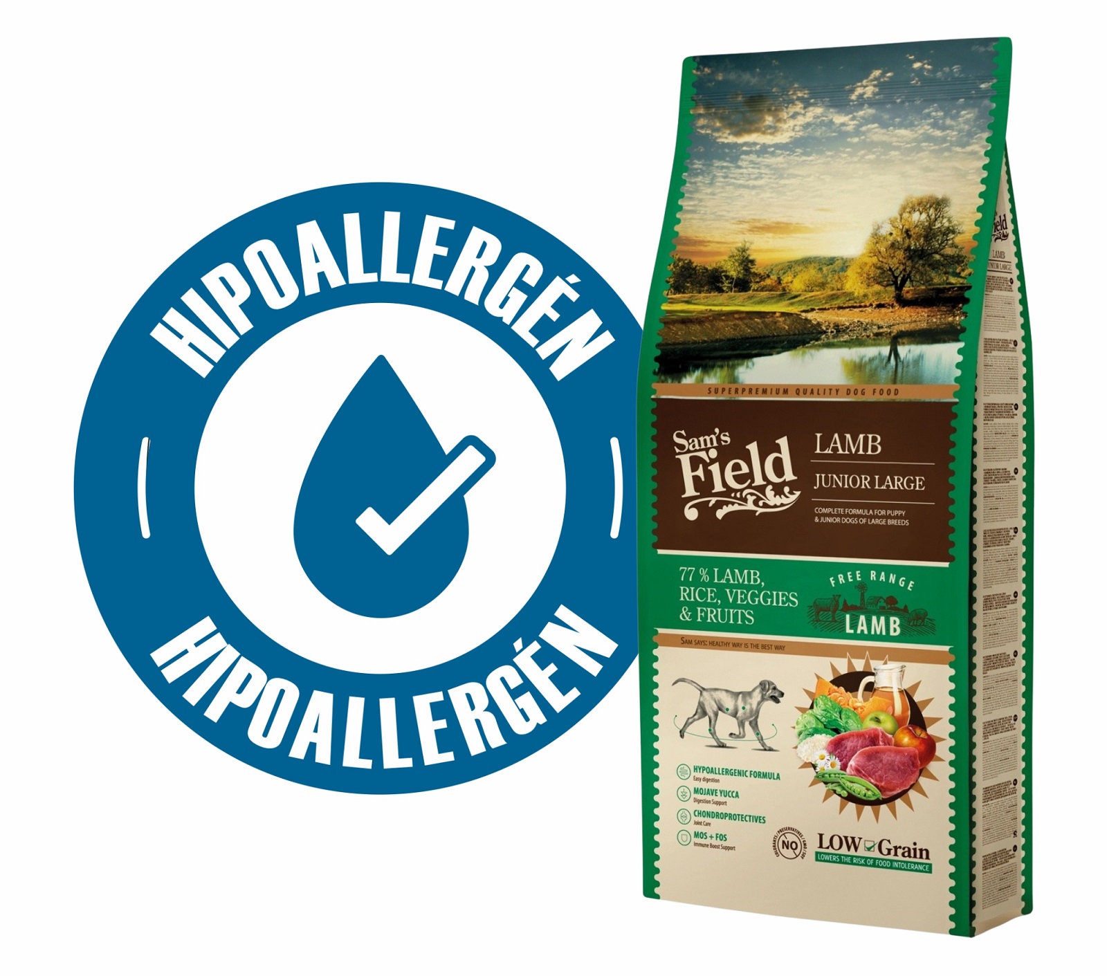 Sam's Field Junior Low Grain Lamb -...