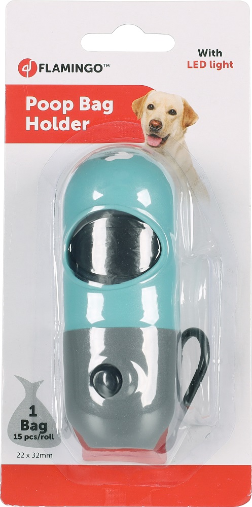 Flamingo držalo za vrečke za iztrebke...