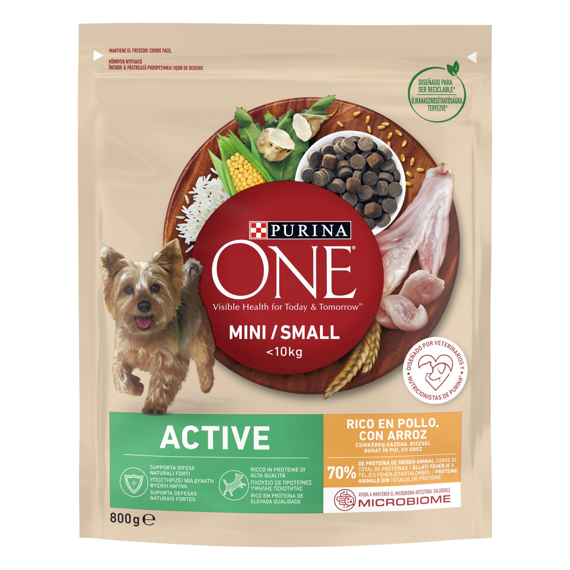 Purina ONE Mini Active suha pasja hrana...