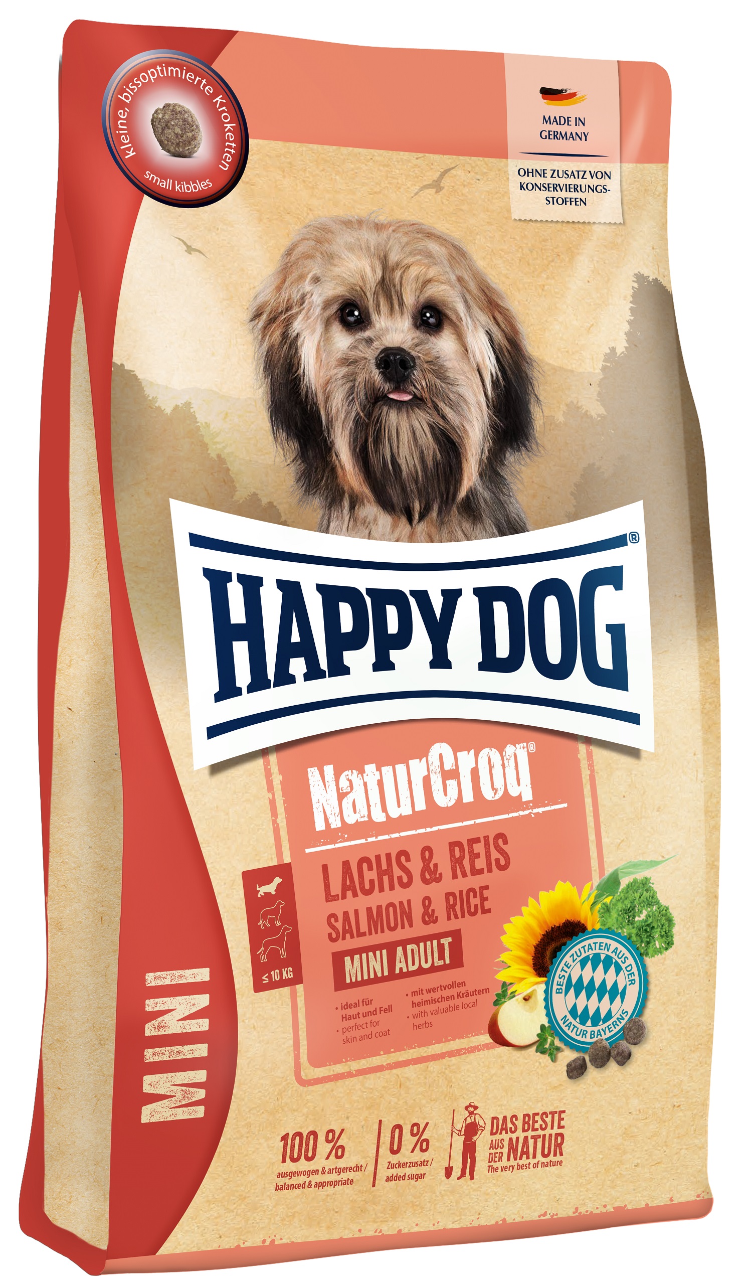 Happy Dog NaturCroq Mini Lachs & Reis -...