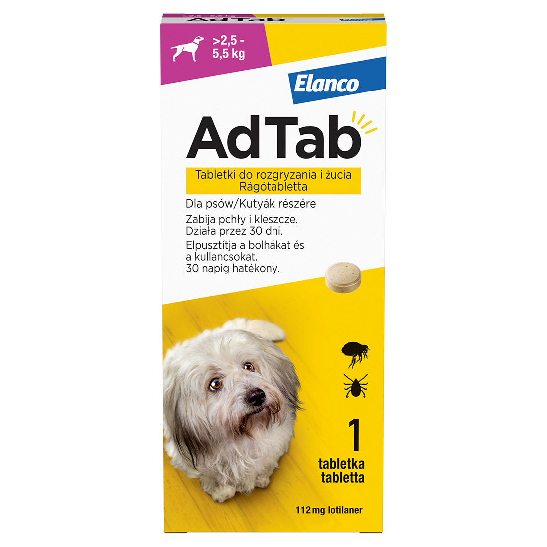 AdTab™ žvečljive tablete za pse 2,5...