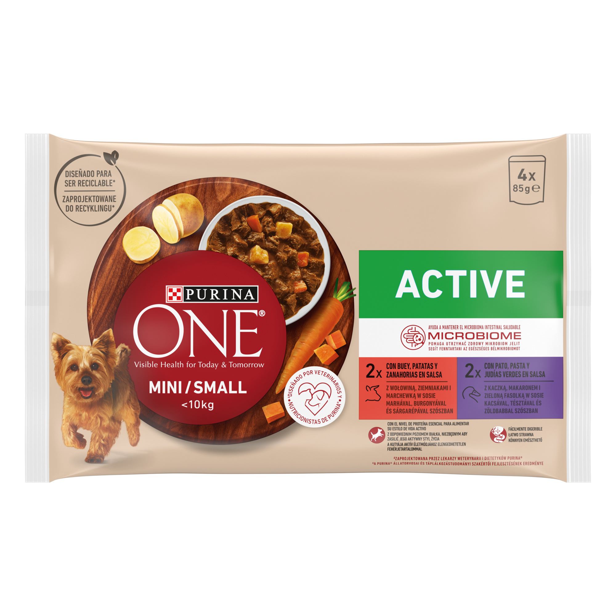 Purina ONE MINI Active mokra pasja...