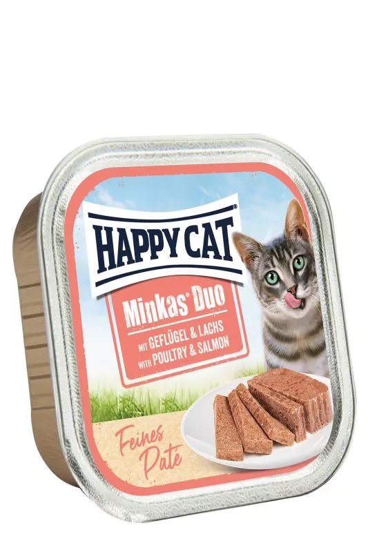 Happy Cat Duo koščki mesa s pašteto...