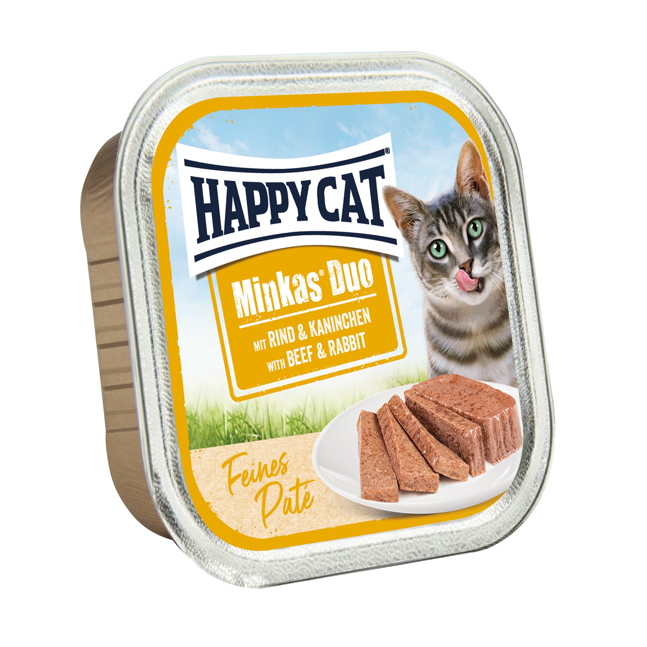 Happy Cat Duo koščki mesa s pašteto...